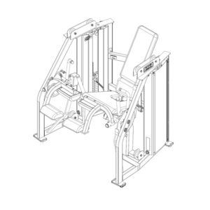 Hammer MTS Leg Curl Work Arm Bush 1" ID x 1.25" OD (3104906)