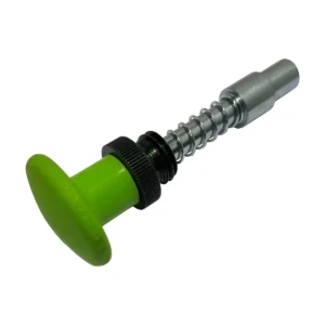 Plate Loaded Popper Pin Long (11cm L) with Green Handle (1200615) (PRIME22097)