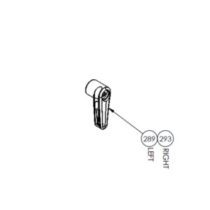 Assy, main pivot, left