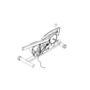 Precor C846 Upright Bike Right Cover Assembly