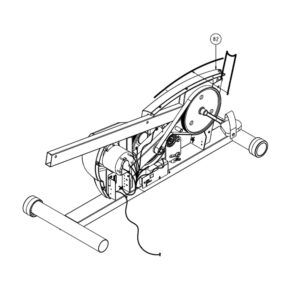 Precor C846 Recumbent Bike Right Cover Assembly