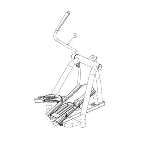 Assy, handlebar, left, c546