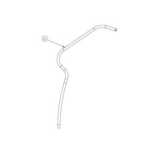 Assy, handrail, left, C776i, PT, TITA
