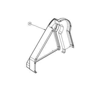 Precor C764i Stepper, Casing Left