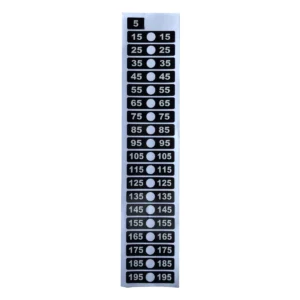 Life Fitness Signature Weight Stack Numbers 195 Set