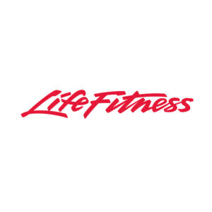 Décalcomanie Life Fitness rouge (240mm x 40mm)