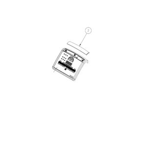 Technogym 700 Bike Upright - Long Blanking Plate (S0C000533AA)