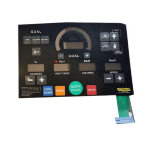 JOG 700 Treadmill Keyboard Overlay (S0WT00108AA-UK)
