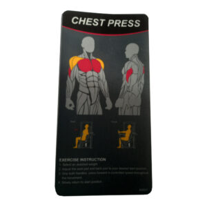 chest press decal