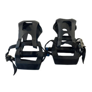 Spin Bike Pedal Set 9/16 (including Footclips and Straps)